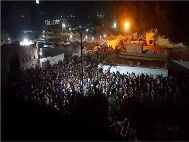 الوداع الأخير.. جنازة مهيبة بالقليوبية لـ 7 ضحايا من أسرة واحدة