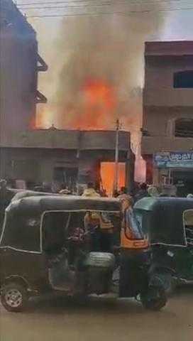 تفاصيل حريق كنيسة الدير بحي الجمرك في الإسكندرية