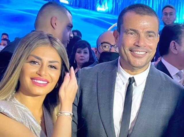 «أنت الحظ».. منة فضالي تخطف الأنظار في أحدث ظهور لها مع الهضبة