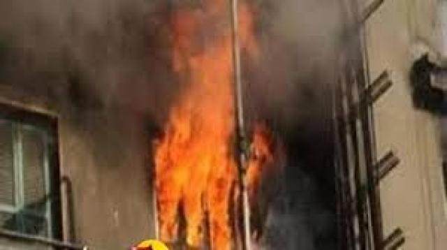 ماس كهربائي يتسبب بحريق شقة في سوهاج