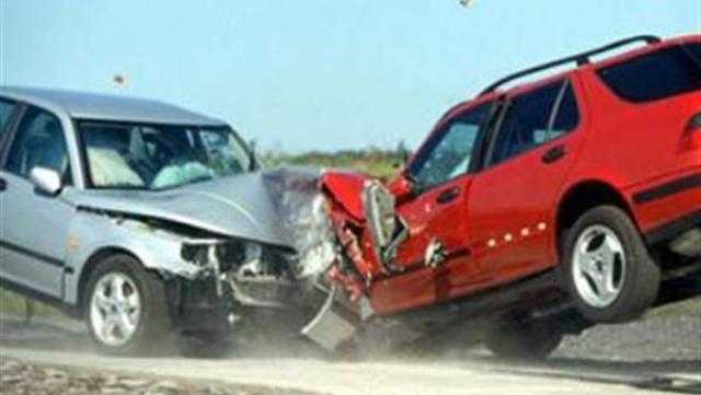 أصابة 6 أشخاص فى انقلاب سيارة أمام 6 أكتوبر