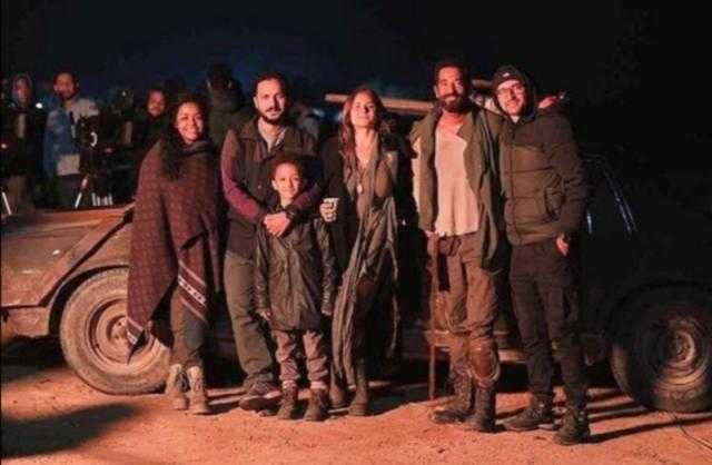 شاهد.. أحدث ظهور لـ أسماء أبو اليزيد بصحبة فريق عمل «الجسر»