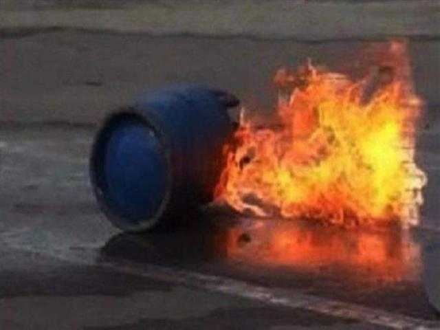 انفجار أسطوانة بوتاجاز داخل أحد الأكشاك بالفيوم