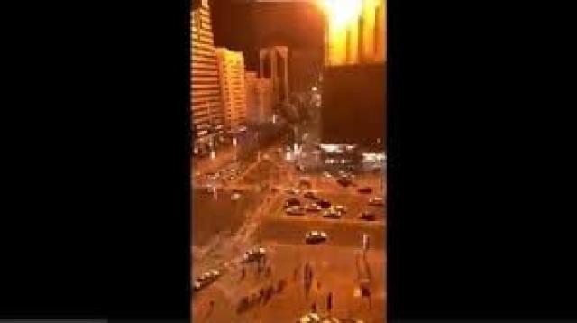 انفجار ضخم في العاصمة الإماراتية أبو ظبي