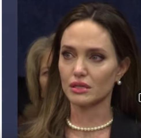 شاهد.. أنجلينا جولي تنهار باكية أمام مجلس الشيوخ الأمريكي