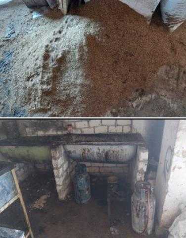 ضبط مصنع لتصنيع تبغ المعسل والسجائر من مواد مجهولة المصدر بالعامرية