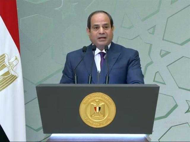 «السيسي»: «نعي جيدًا أهمية البحار ووضعنا القوانين المنظمة لها»