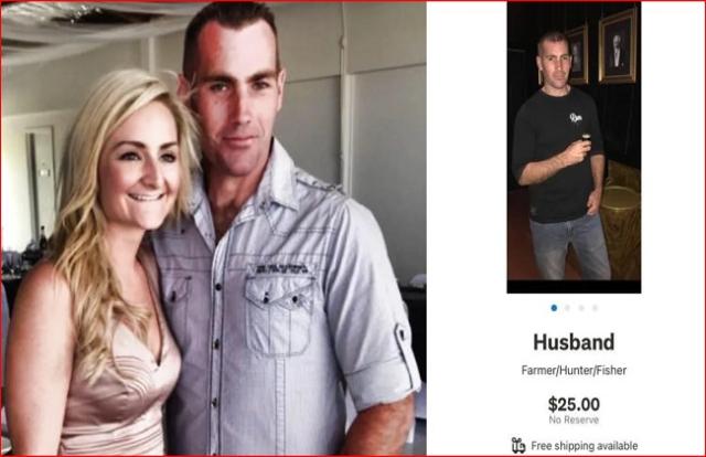 سيدة تعرض زوجها للبيع في مزاد بهذا السعر.. فيديو