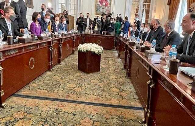 شاهد.. أبرز الملفات التي ناقشها وزير الخارجية مع نظيرته الألمانية