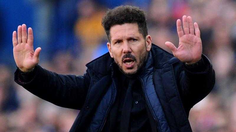 سيميوني: مواجهة ريال مدريد صعبة ويجب ترك الحكم وشأنه