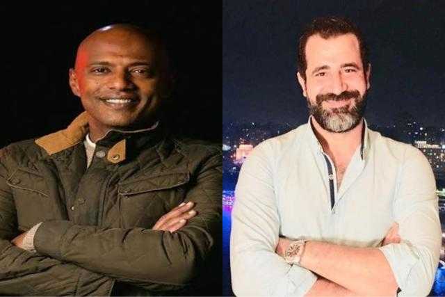 أمير صلاح الدين يهنئ محمود حافظ بعيد ميلاده على طريقته الخاصة