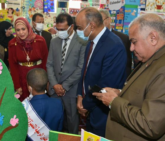 افتتاح معرض الأنشطة التربوية في بورسعيد.. صور