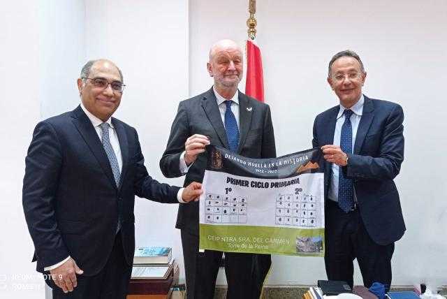 سفير إسبانيا يزور «القومي للحضارة».. ويؤكد على قوة العلاقات التاريخية