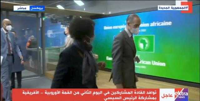 انطلاق فعاليات اليوم الثاني من القمة الأفريقية الأوروبية بحضور السيسي