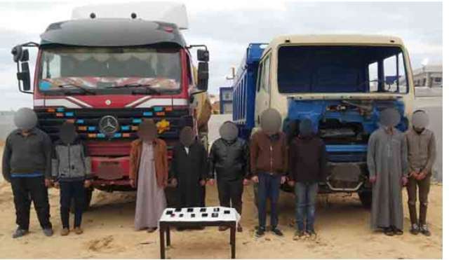 ضبط تشكيل عصابى بمطروح