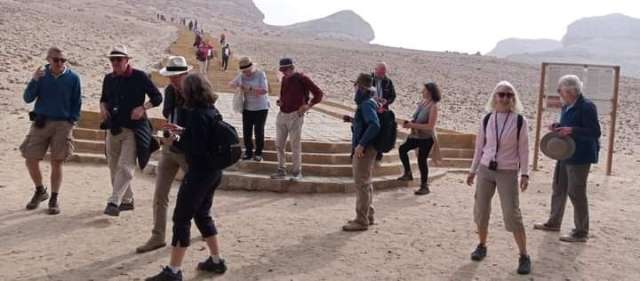 وفد سياحي إنجليزى فى المنيا