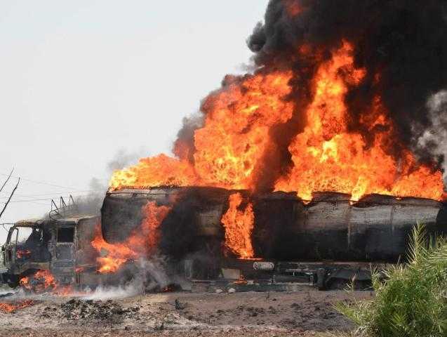 انفجار ضخم جنوب شرق أوكرانيا - فيديو