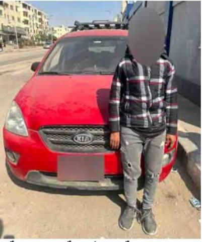 القبض على لص سرق سيارة مواطن بأسلوب ”المغافلة”بالسلام