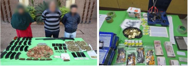 بالصور.. العثور على مخدرات بملايين الجنيهات داخل أوكار الكيف