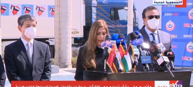 مصر تسلم فلسطين 500 ألف جرعة من لقاحات كورونا - فيديو