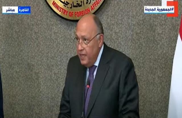 وزير الخارجية: تدشين مجموعة العمل المصرية الأمريكية المشتركة حول تغير المناخ