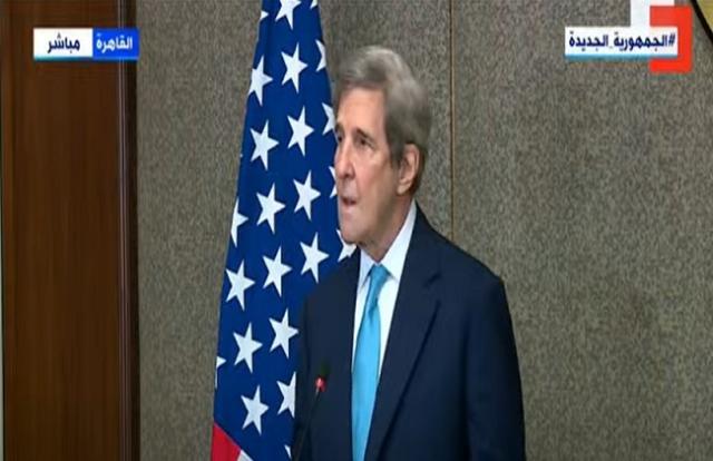 جون كيري: نثق في قيادة مصر لمؤتمر التغير المناخي
