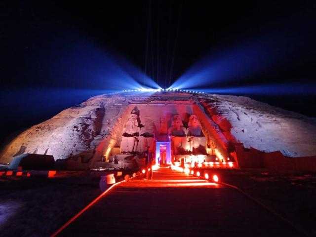 آخر استعدادات «السياحة والآثار» لاحتفالية تعامد الشمس على معبد أبوسمبل