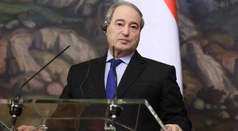 وزير الخارجية السوري: الحروب دائمًا تؤثر بشكل كارثي في الأطفال والنساء