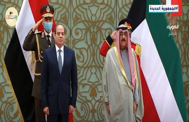 بالفيديو.. أمير الكويت يودع الرئيس السيسي بعد نهاية زيارته الرسمية