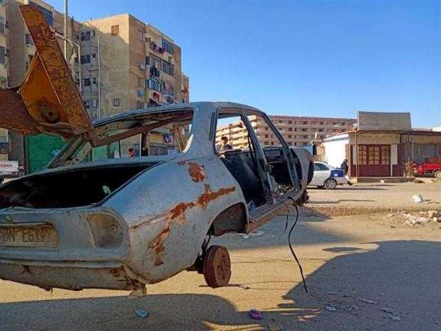 رفع 96 سيارة متهالكة من الشوارع خلال 24 ساعة
