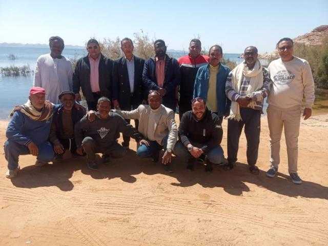 زيارة تفقدية لمنطقتي «عمدا والسبوع» في أسوان
