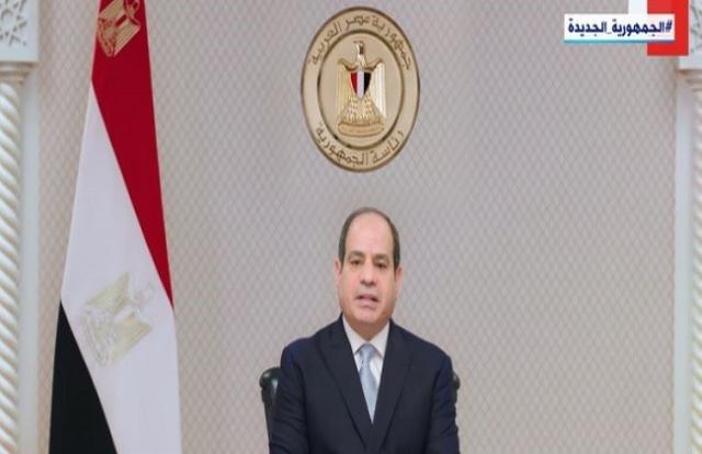 الرئيس السيسي: أزمة كورونا عصفت بالأوضاع الاقتصادية والاجتماعية لدول العالم