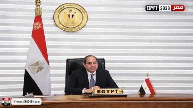 السيسي: «سنعمل بكل شفافية مع جميع الأطراف خلال قمة المناخ»