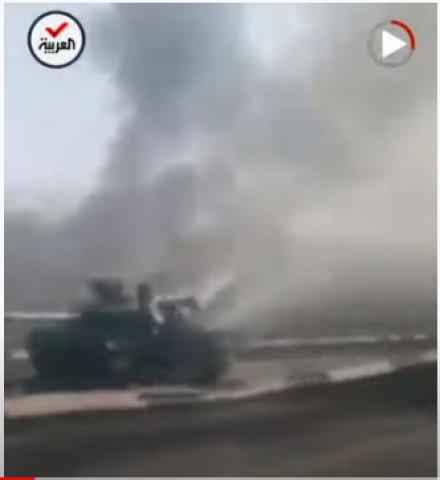 شاهد.. الدبابات الروسية تتوغل داخل أوكرانيا