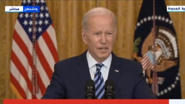 الرئيس الأمريكي: بوتين يريد تغيير مستقبل العالم بالقوة