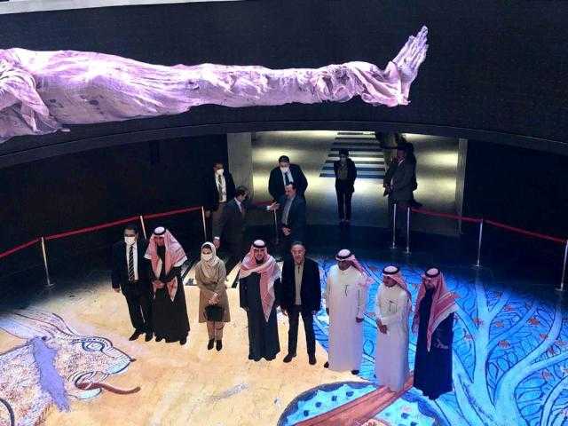 المتحف القومي يستقبل وفد الجهاز المركزي للمحاسبات بالسعودية