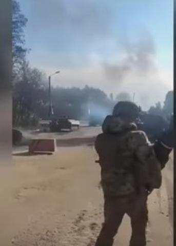 اشتباكات روسية أوكرانية قريبة من العاصمة كييف