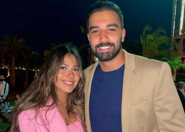 حازم إيهاب يحتفل بعيد ميلاد زوجته وسط أجواء رومانسية «صور»