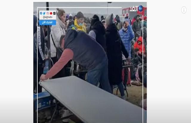 أوضاع مأساوية لطلاب عالقون يحاولون الهرب من الحرب في أوكرانيا  «فيديو»