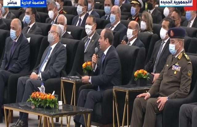 «وزير التعليم خد على دماغه».. السيسي يكشف عن سبل مواجهة الزيادة السكانية