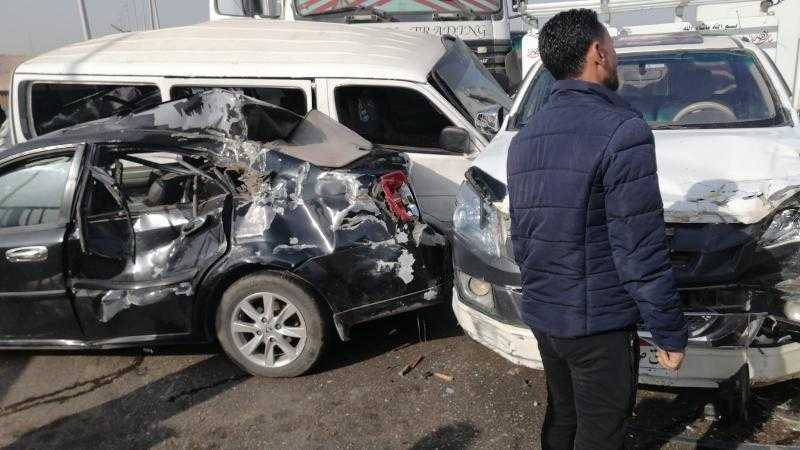 مصرع أب وإصابة زوجته وابنته في حادث سير بدائري المنيب