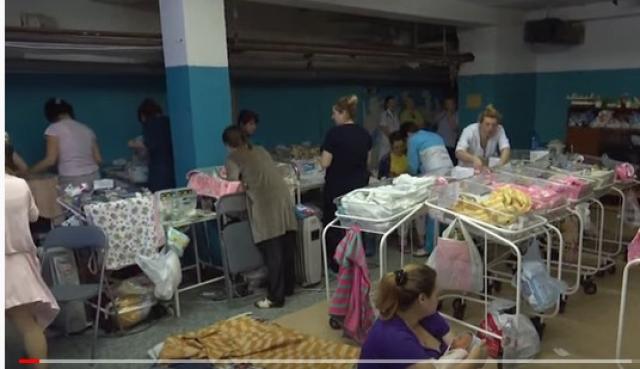 جناح للولادة بمستشفى خاركيف يتحول إلى ملجأ تحت الأرض  «فيديو»