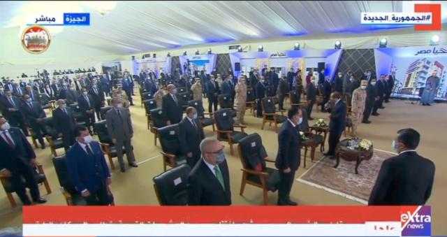 لحظة وصول الرئيس السيسي إلى مقر افتتاح مشروعات الإسكان والطرق «فيديو»