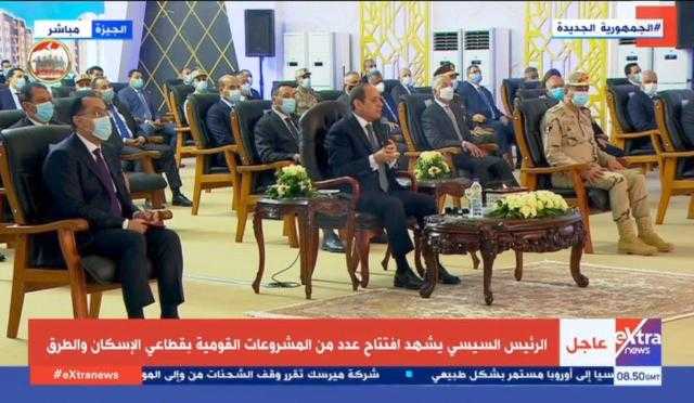 السيسي: «أنا عايز أخلي المواطن اللي في بولاق يتحرك بشكل كويس»