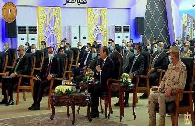 السيسي: «موضوع الإسكان اتحل خلاص.. وأي طلب على الشقق هنلبيه»