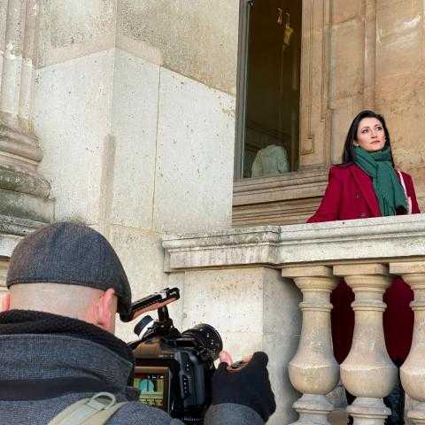 بالصور : أميرة سليم تحتفل بسيد درويش بكليب مصري فرنسي