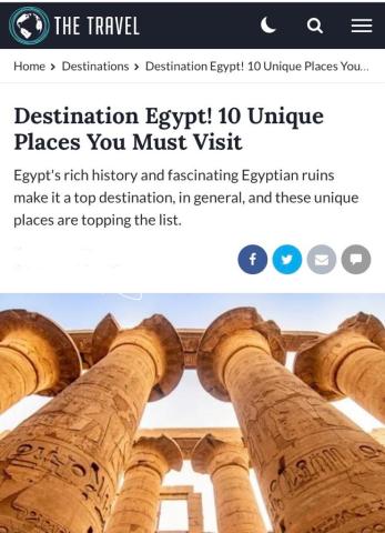 موقع يسلط الضوء على مصر
