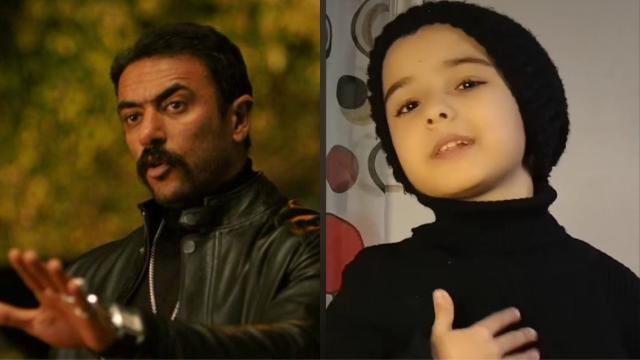 أحمد العوضي والطفل معاذ