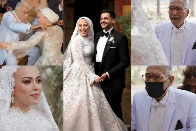 «دموع الفرحة».. لحظات مؤثرة في زفاف حفيدة عبد الرحمن أبو زهرة وضعته في قائمة الأكثر بحثًا