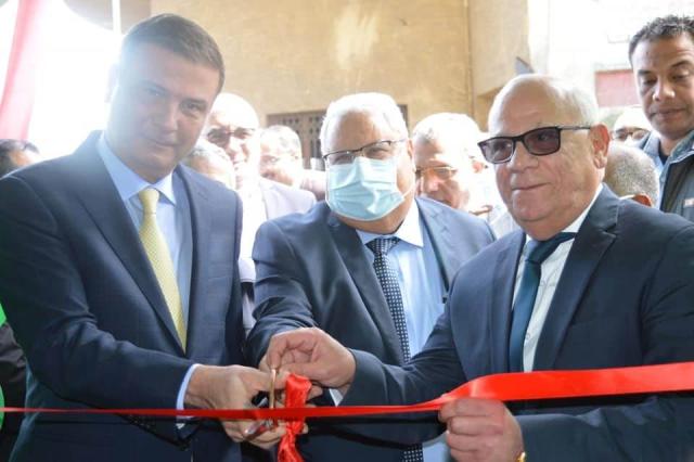 جانب من افتتاح رئيس البنك الزراعي المصري لأحدث فروع مصرفه